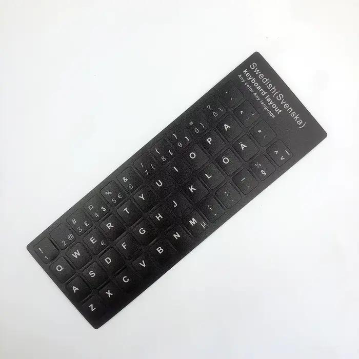 Suédois polonais Farsi néerlandais Italiano Deutsch hongrois turc danois clavier autocollants lettre Alphabet disposition