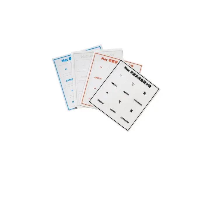 Autocollants de transfert de raccourcis clavier Mac personnalisables pour clavier d'ordinateur portable clair et efficace pour jouer et travailler