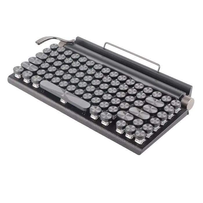 Vopewriter-Clavier mécanique vintage sans fil 83 prédire