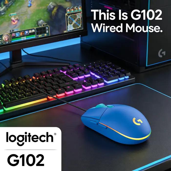 Logitech G102 : La souris de jeu confortable que vous attendiez