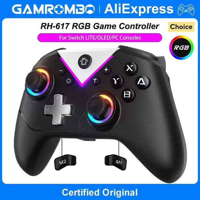 Manette de jeu pour Switch Lite/OLED/PC/Steam