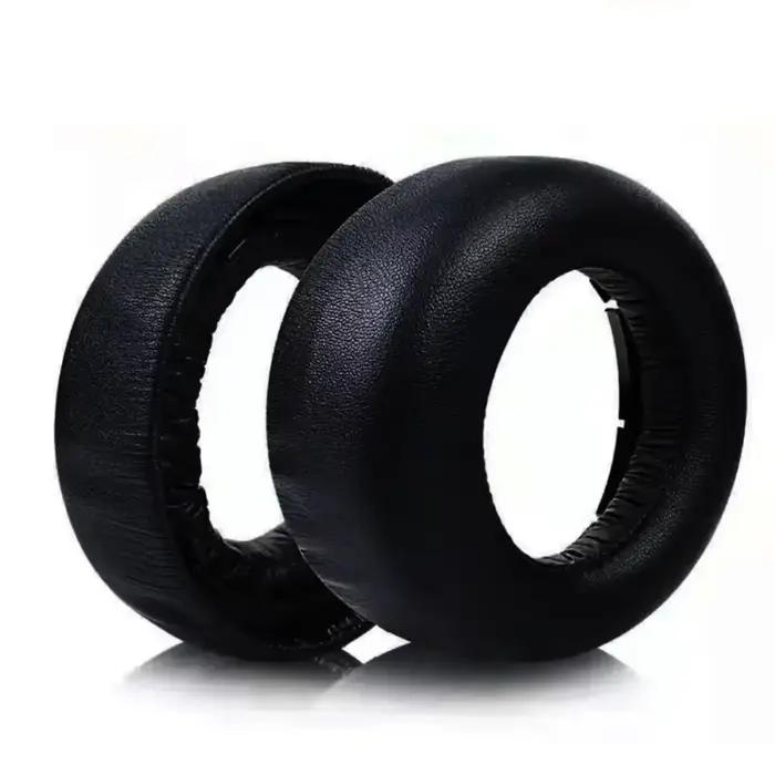 Coussinets d'oreille de remplacement en mousse à mémoire de forme pour casque sans fil 3D Sony Playstation PS5 Pulse olive pour une expérience de jeu confortable et isolée