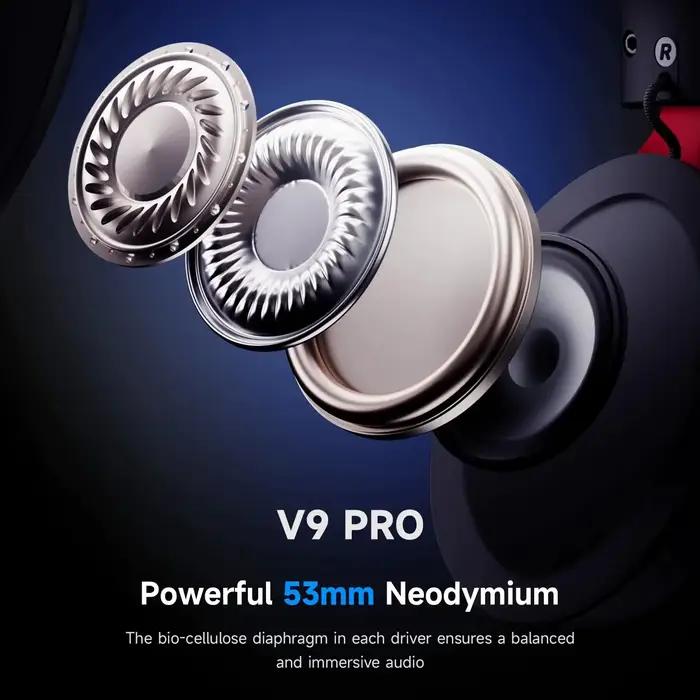 MCHOSE V9 Pro Gaming casque sans fil 7.1 Surround son