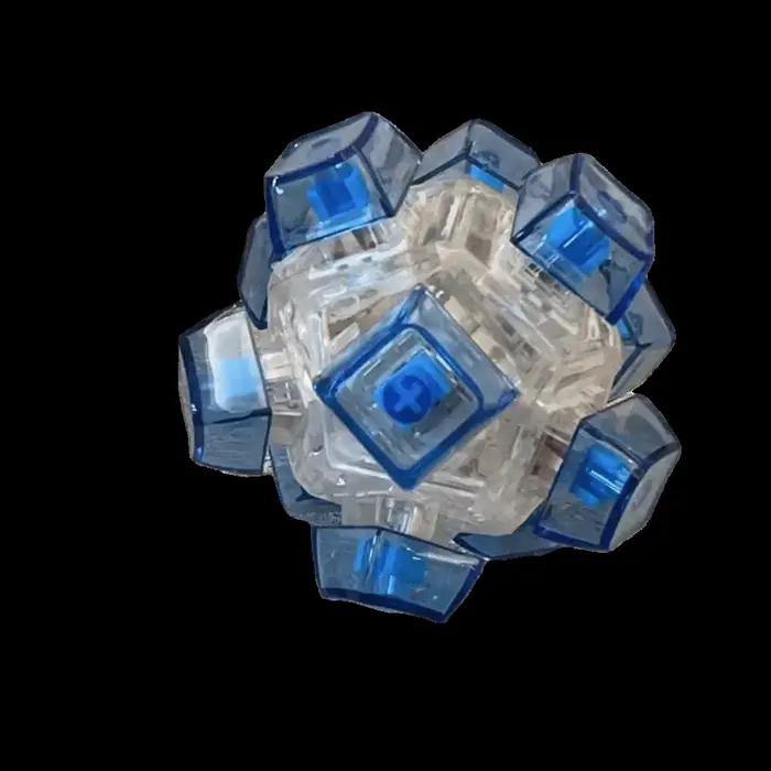 Jouet de clavier interactif en forme de cube sphérique pour jeux de doigts