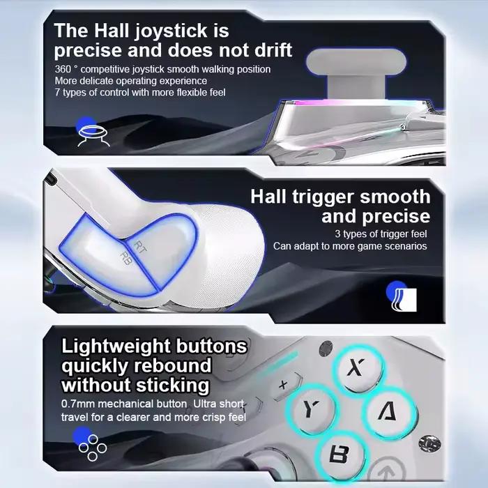 Manette sans fil CM-619 compatible avec iOS/Android/PC/Switch2