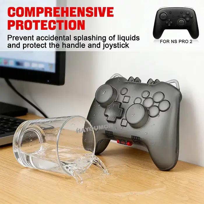Étui de protection transparent pour manette Switch 2 Pro