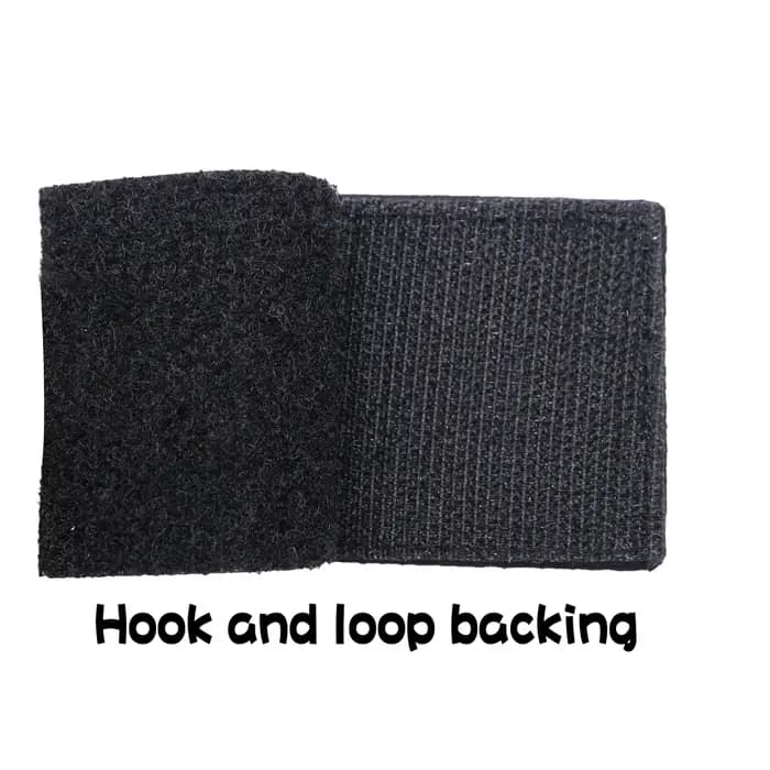 Patchs tactiques hollandais en PVC guépard avec support à crochet et boucle pour sacs à dos