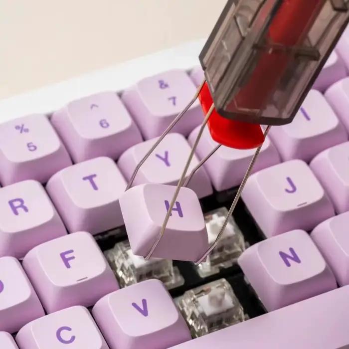 Extracteur de capuchons de touches de clavier mécanique Transparent multifonction 2 en 1