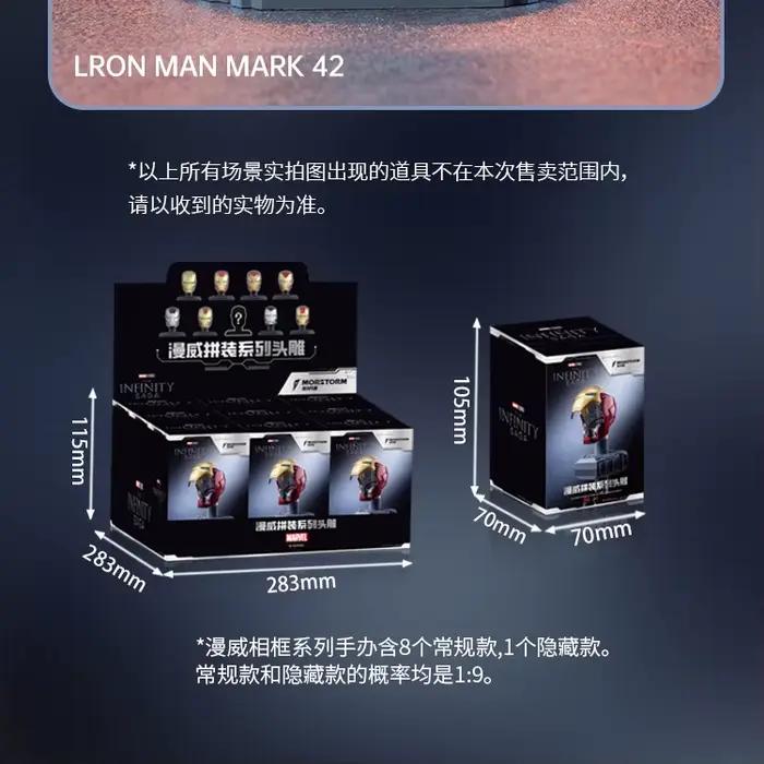Masque de casque Iron Man Original, 9 Styles, Machine de guerre MK16 MK42 MK85 Tony Stark, jouets DIY, modèle figurine d'action, cadeau assemblé