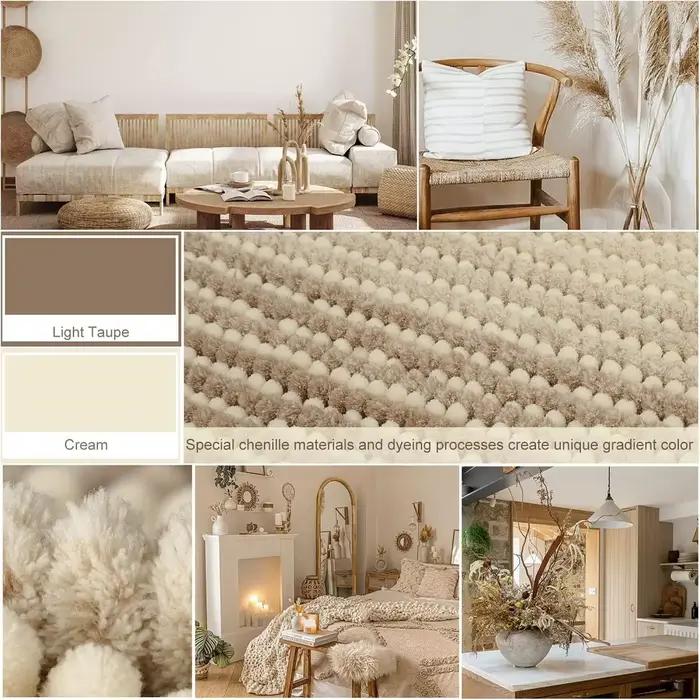 HORugs-Polymères de bain lea pour HONon, chenille absorbante d'eau, tapis HORunner, tapis de sol lavables en machine