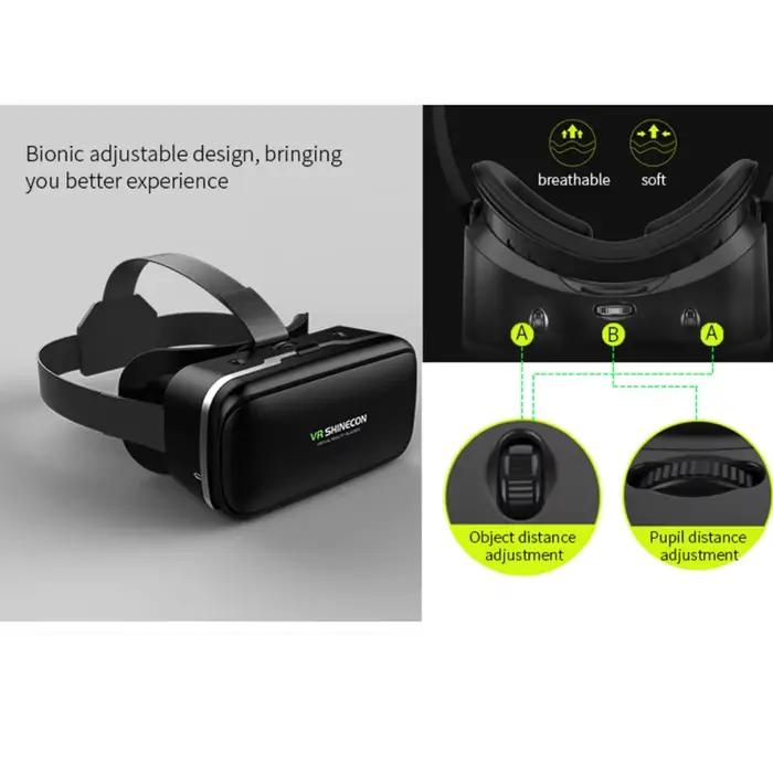 VR Shinecon 6.0 Casque lunettes de réalité virtuelle 3 D 3d