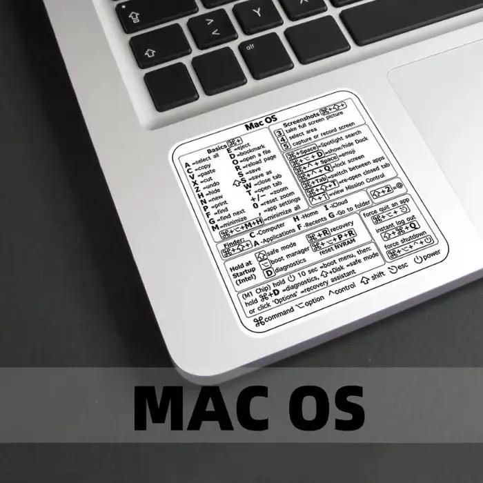 Autocollants de raccourci de référence pour clavier d'ordinateur portable Windows PC