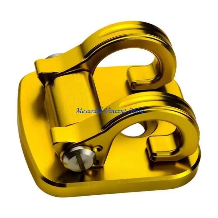 Support robuste A70F construction en aluminium sécurisée pour utilisation vélo occasions spéciales occasions quotidiennes pour cyclistes passionnés de moto avec installation facile en aluminium robuste pour tenir sacs à dos sacs de courses équipements de sport en couleur argent bleu or rouge violet