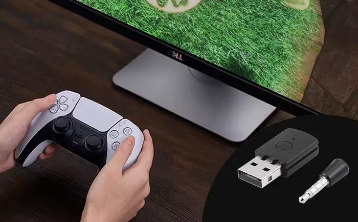 Dongle Bluetooth Compatible PS5 PS4 Adaptateur USB Transmettreur Sans Fil Casque Récepteur Profil A2DP HFP HSP Sonore Immersion Gaming