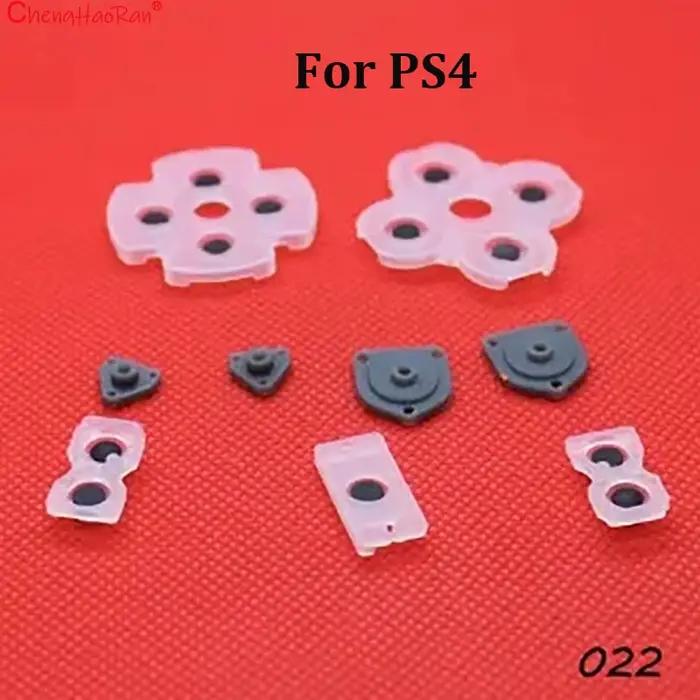 1 ensemble de tampons en caoutchouc conducteur en silicone pour manette PS2 PS3 PS4