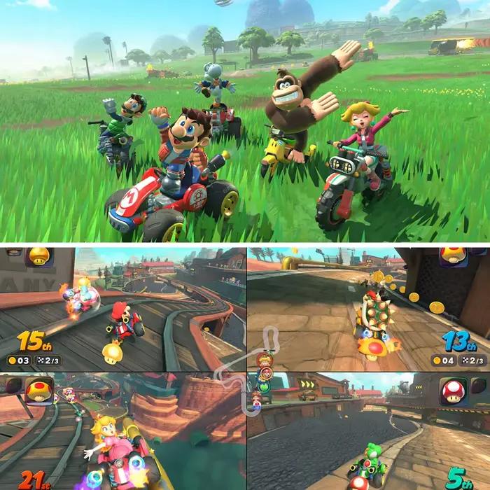 Mario Kart World Nintendo Switch 2 Juegos Offres de jeux Support de carte de jeu physique Multijoueur en ligne