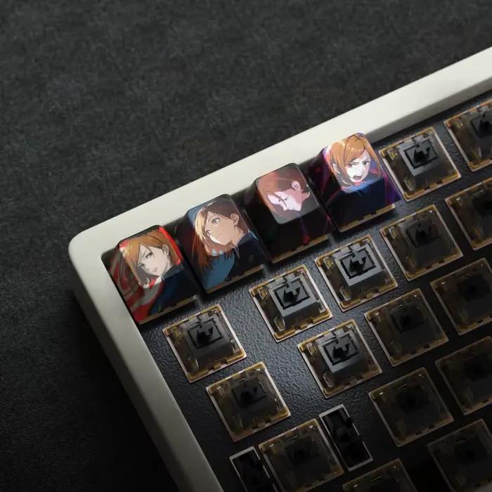 Gojo Satoru Jujutsu Kaisen Anime Keycaps PBT Custom Keyboard