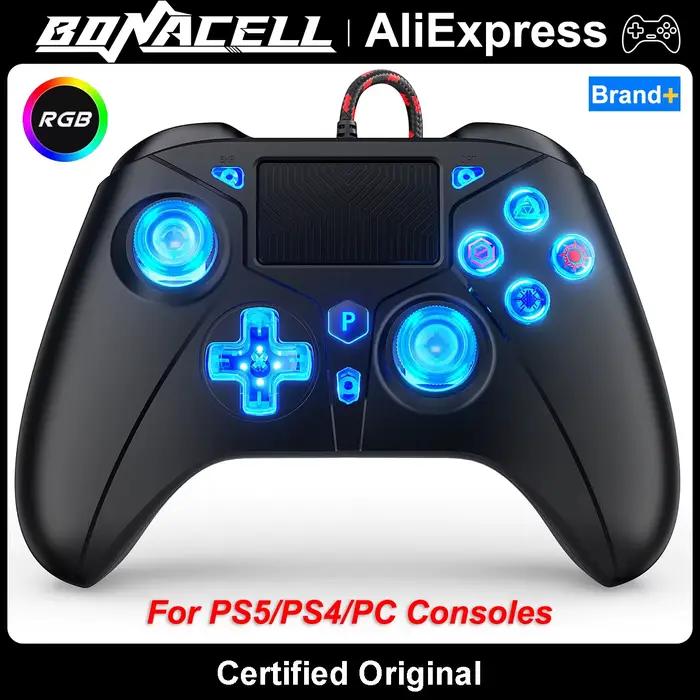 Manette filaire pour console PS5/PS4/PC