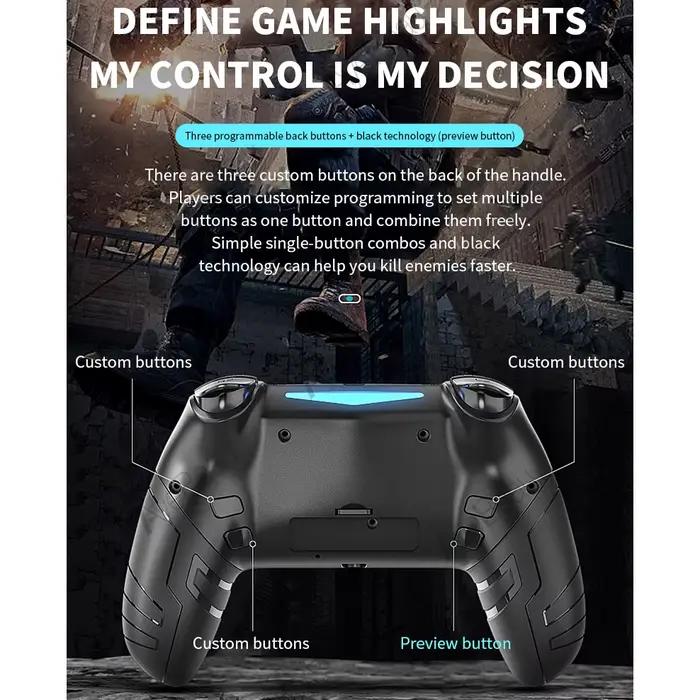 Contrôleur Mobile sans fil pour Playstation PS 4 3 PS4 PS3 Android PC contrôle Bluetooth manette de jeu