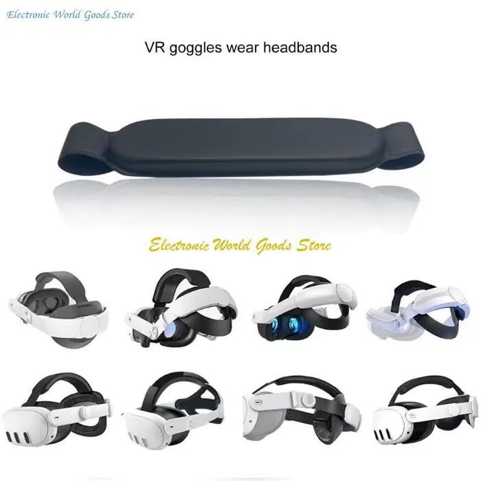 Sangles de tête VR ergonomiques avec système de réduction de pression pour une expérience de visionnement améliorée