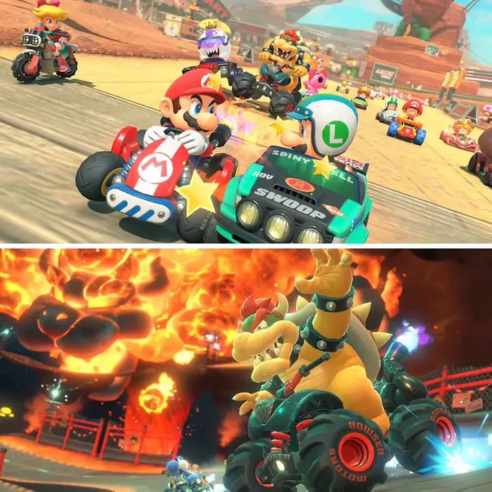 Mario Kart World Nintendo Switch 2 Juegos Offres de jeux Support de carte de jeu physique Multijoueur en ligne