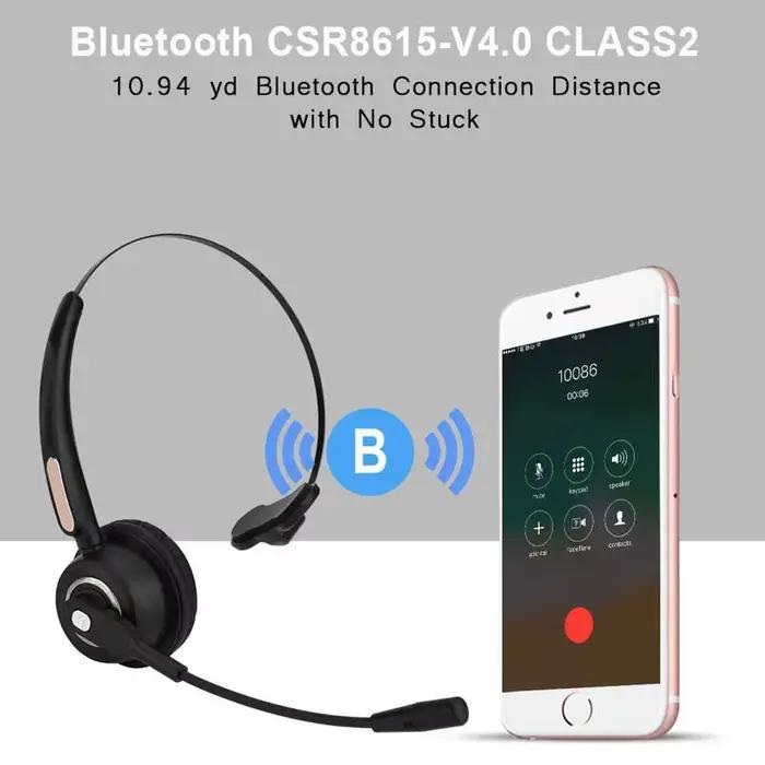 Casque antibruit sans fil pour centre d'appels