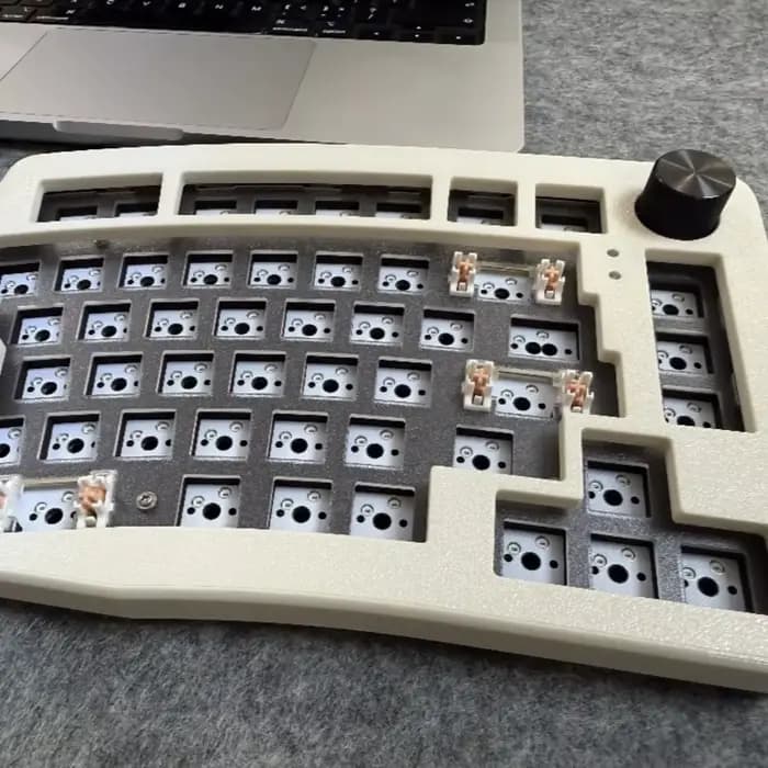 Balice80 Alice clavier fendu joint filaire ergonomie personnalisée échange à chaud clavier fendu Support Qmk flacon bricolage accessoires pour Pc de bureau
