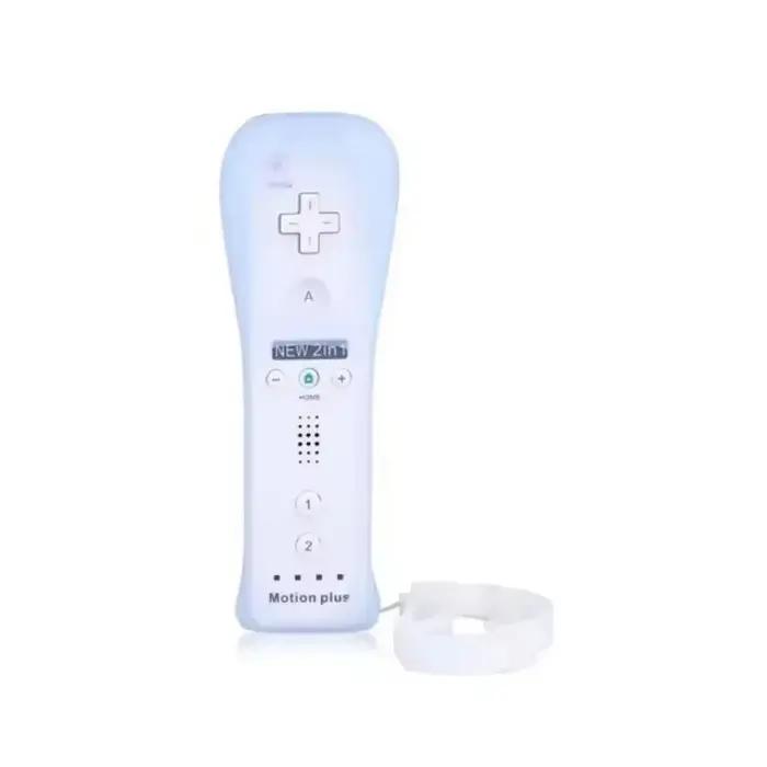 1 pièces télécommande Motion Plus en option pour manette de jeu à distance Wii pour contrôle de jeux Nintendo Wii avec coque en silicone