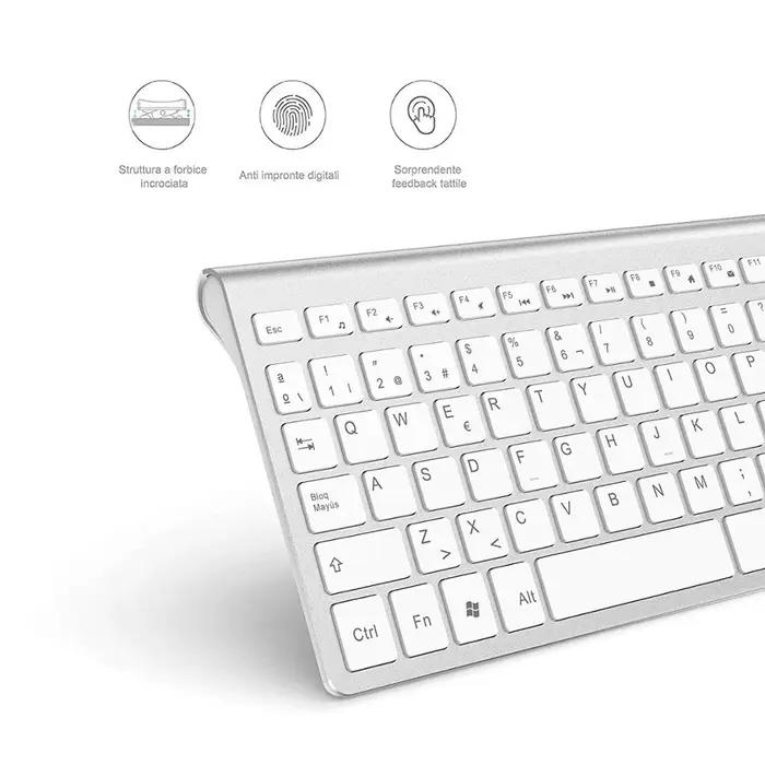 Ensemble clavier et souris sans fil espagnol/russe