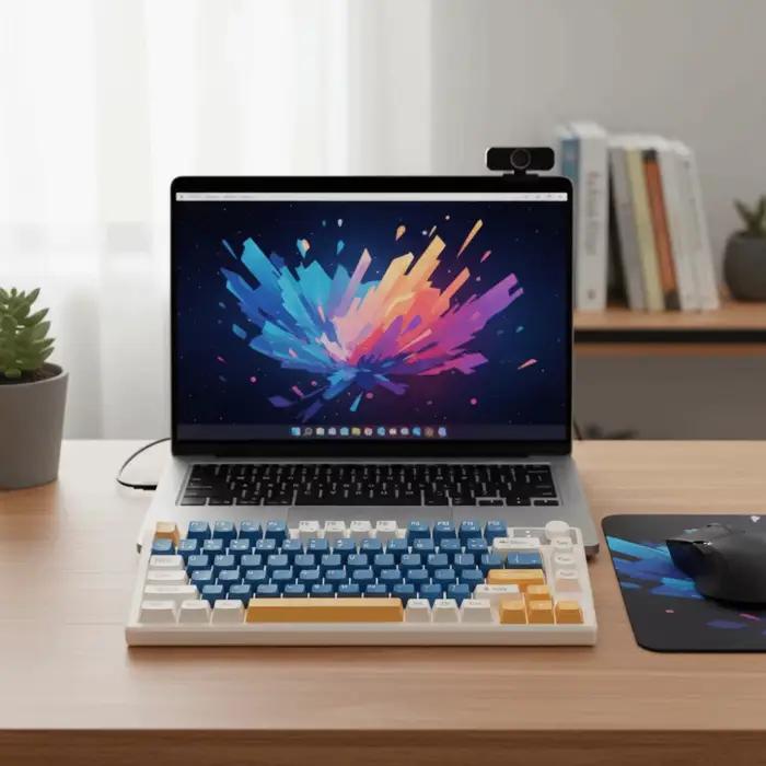 Clavier mécanique de jeu à connexion filaire