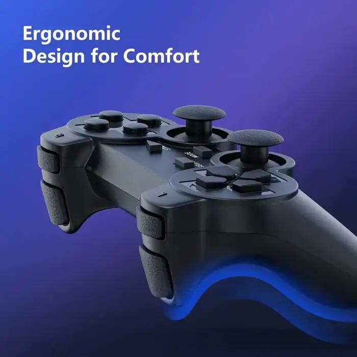Contrôleur sans fil 2.4G Gamepad Double Vibration Joystick pour PS2 Console Joypad USB PC Jeu Controle
