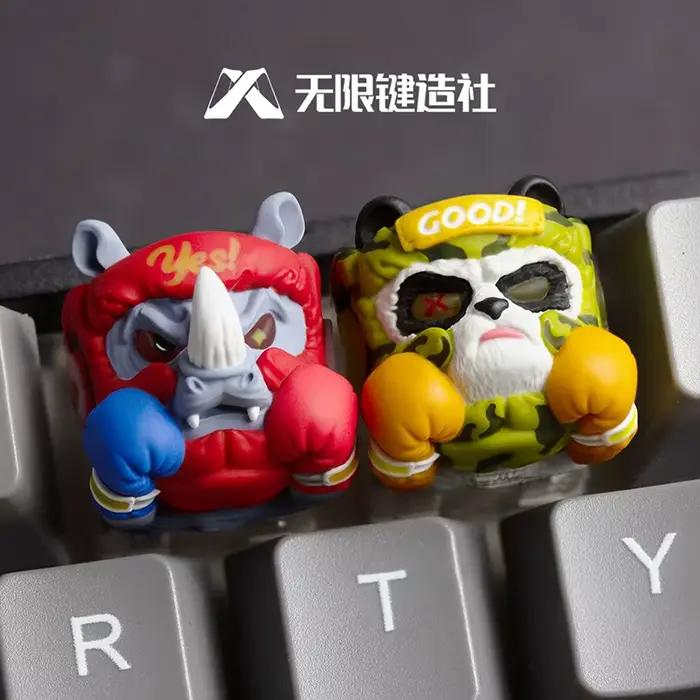 Clavier mécanique Fighting Panda Rhino