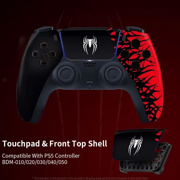 Araignée limitée pour PS5 Contrôleur Shell TouchSub Gamepad Cover Remplacement Plaques Avant Arrière Poignée Cas pour BDM-010/020/030