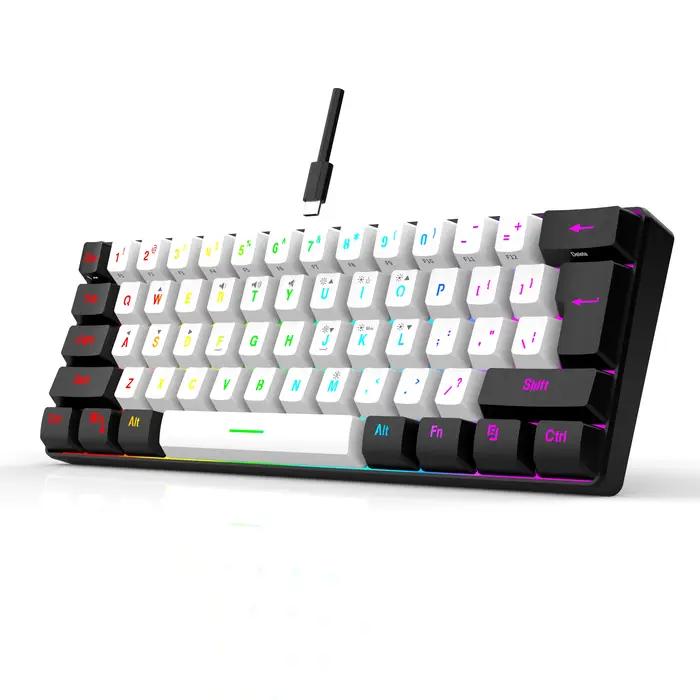 Clavier filaire compact à 61 touches avec disposition de membrane