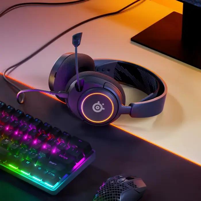 SteelSeries-Casque de jeu filaire Arctis Nova 3 RGB