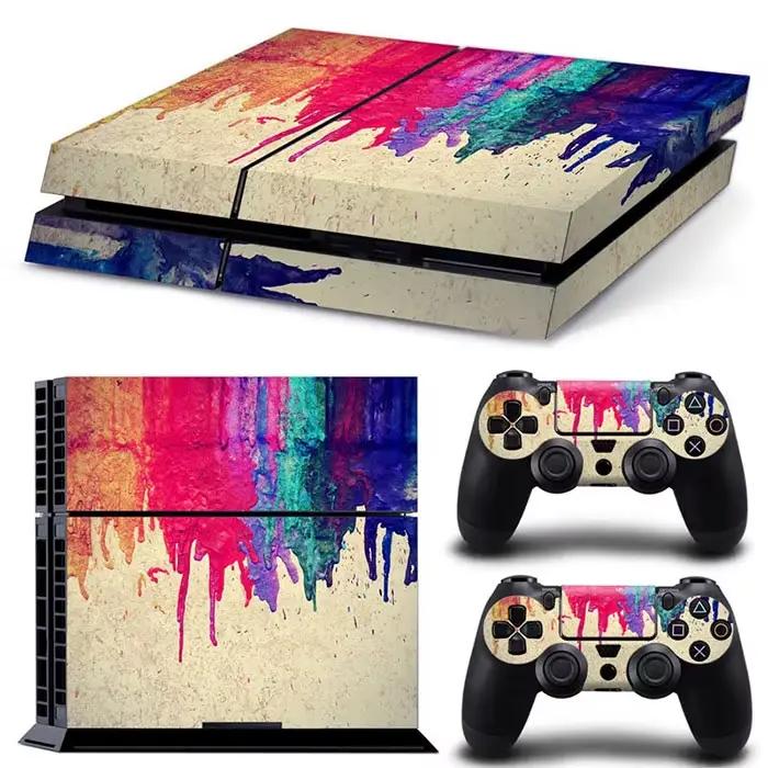 Autocollants au design cool pour console PS4 et 2 thorac, stickers pour PS4
