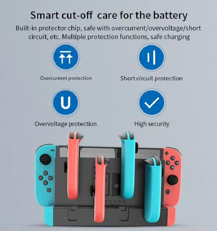 Support de chargeur pour manettes Joy-Con N-Switch