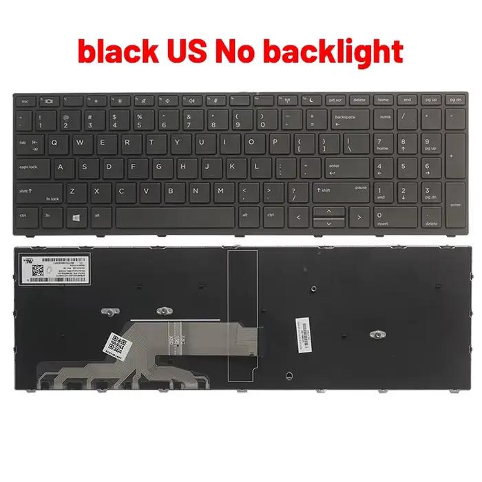 Nouveau clavier d'ordinateur portable russe/américain/espagnol Latin/français AZERTY pour HP Probook 450 G5 455 G5 470