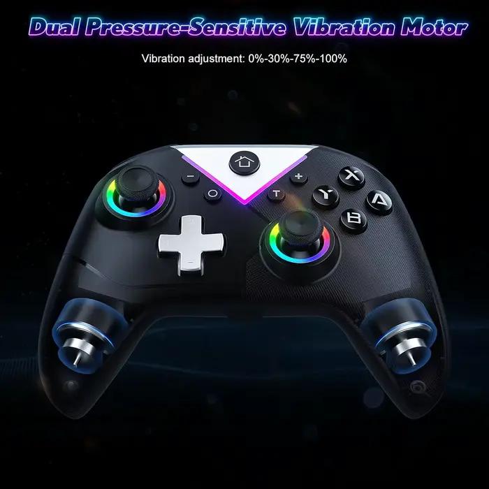 Manette de jeu pour Switch Lite/OLED/PC/Steam