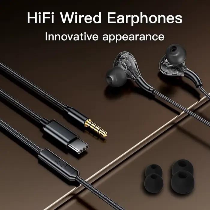 Écouteurs intra-auriculaires filaires à puce numérique
