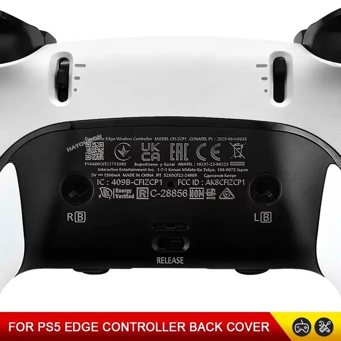 Coque arrière de remplacement pour PS5 Dualsenses Edge