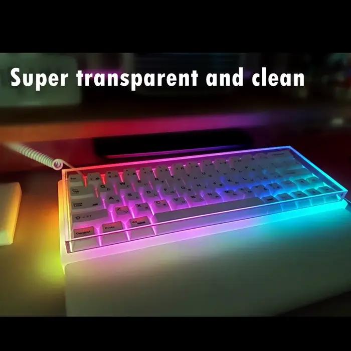 Housse anti-poussière pour clavier en acrylique