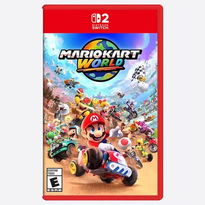 Mario Kart World Nintendo Switch 2 Juegos Offres de jeux Support de carte de jeu physique Multijoueur en ligne