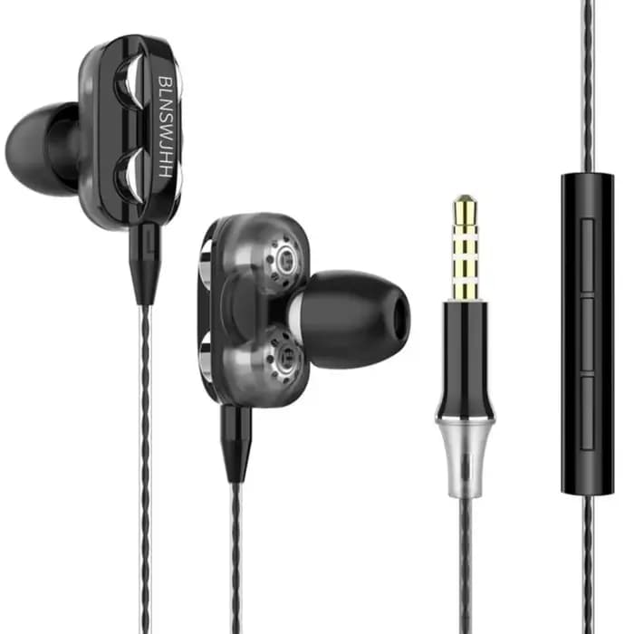 Écouteurs filaires à réduction de bruit avec micro, casque de sport, écouteurs stéréo HiFi, Xiaomi, Huawei, Samsung, 3.5mm