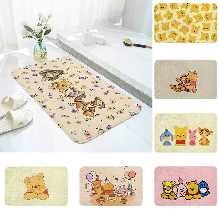 Tapis mignon W-Winnie The P-PoohS Kawaii