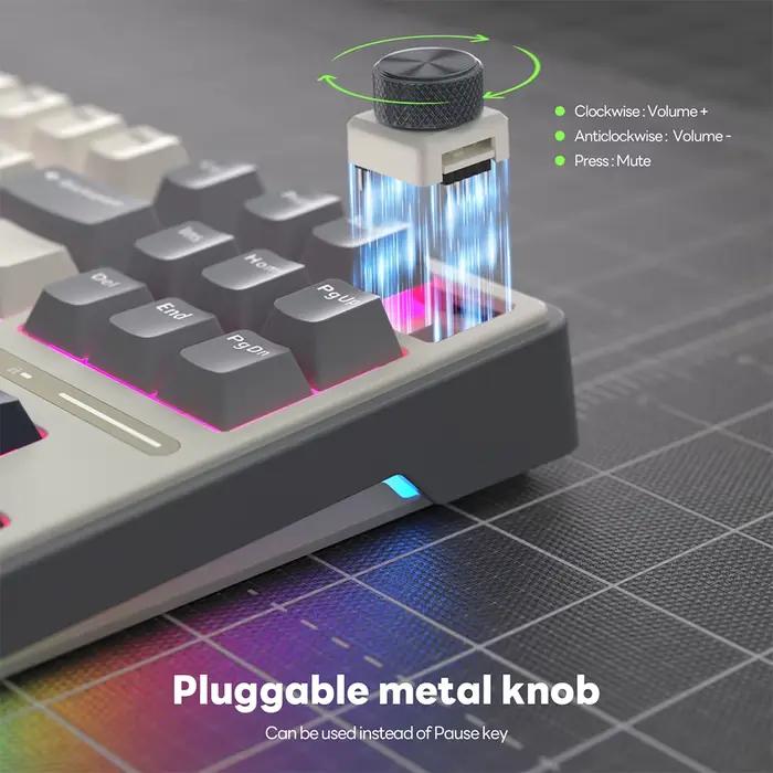 Royal Kludge Gasket-Clavier mécanique filaire RK R87Pro