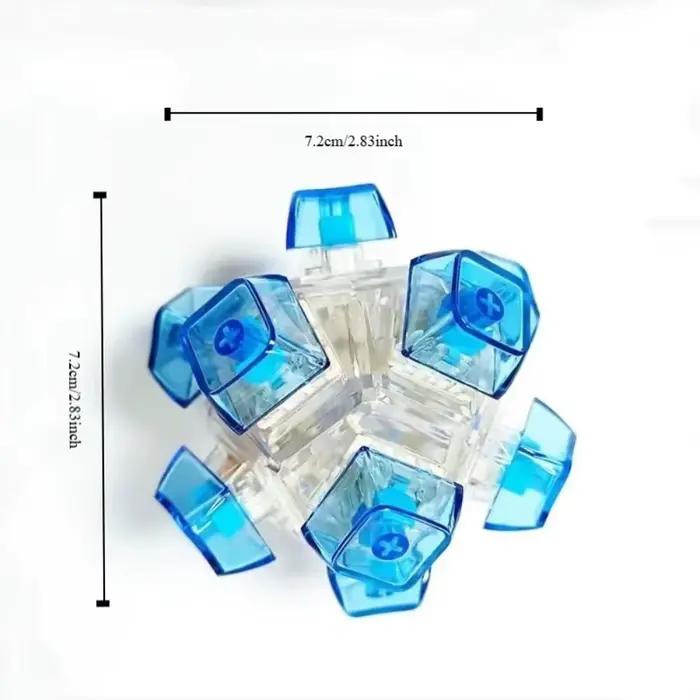 Jouet de clavier interactif en forme de cube sphérique pour jeux de doigts