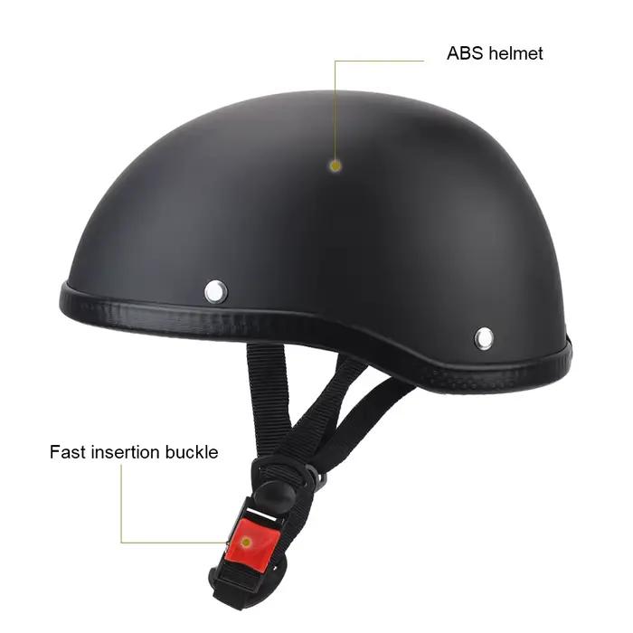 Casque demi-visage casque de moto casque de sécurité de cyclisme ultraléger rétro Vintage unisexe vtt casque de vélo