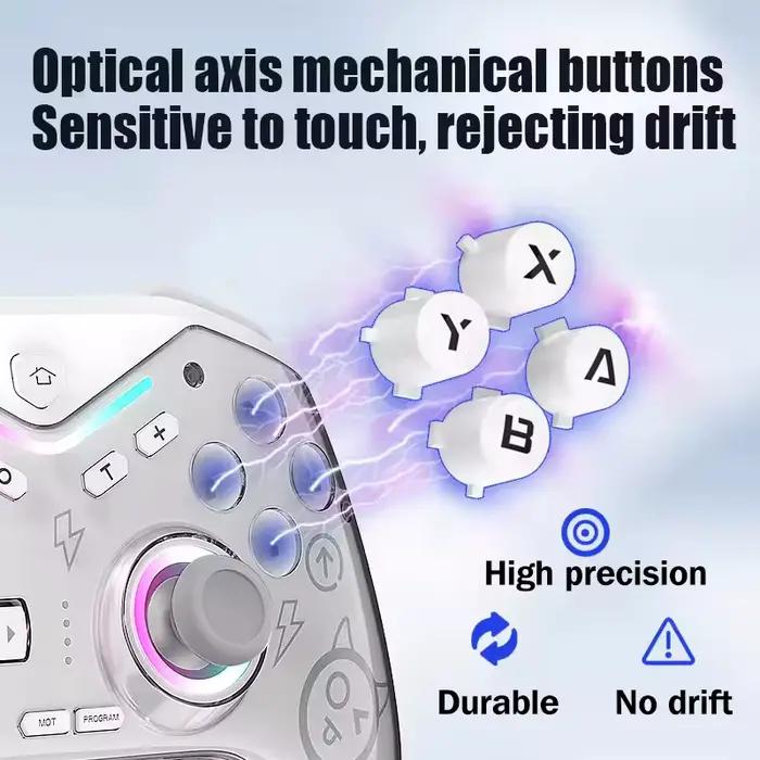 Manette sans fil CM-619 compatible avec iOS/Android/PC/Switch2