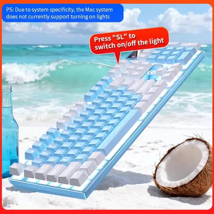 Clavier de jeu filaire avec sensation mécanique